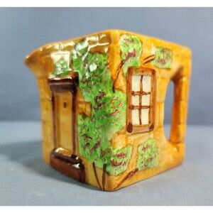 English Cottage Ware Coffee Creamer 40s PRICE KENSINGTON Milk Pitcher Vintage